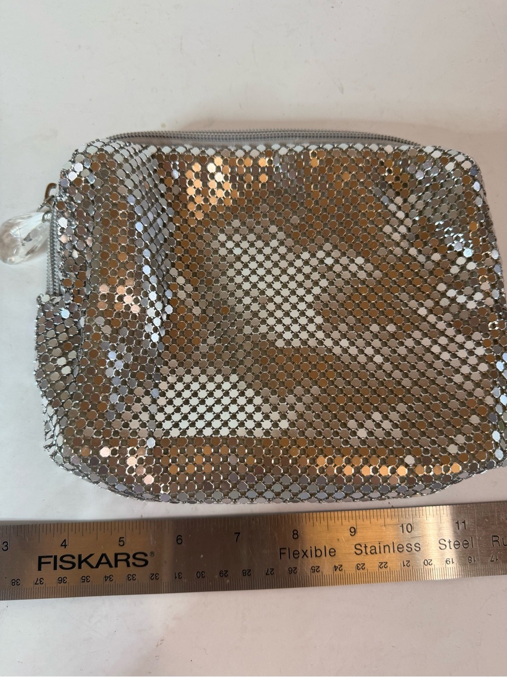 🩶 Silver Mesh Cosmetic Pouch 🩶